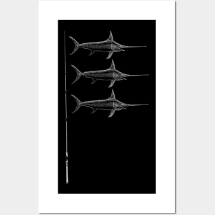 Marlin Flag Posters and Art